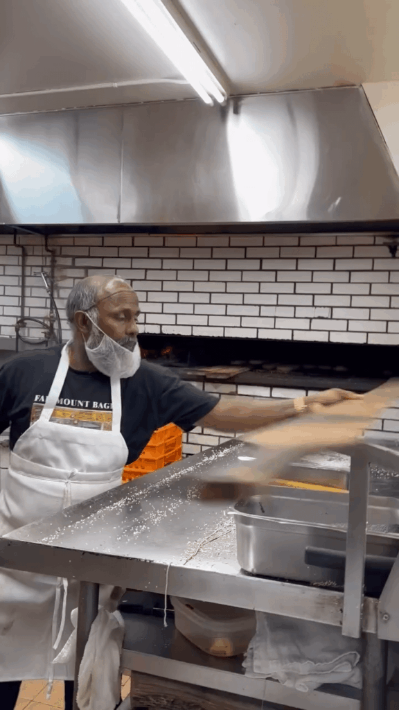 Wouldn’t the steam from the hot bagels ruin them?