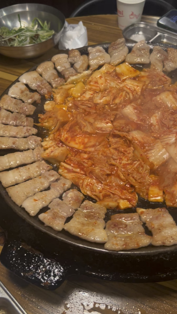 Samgyupsal I had in Busan in March