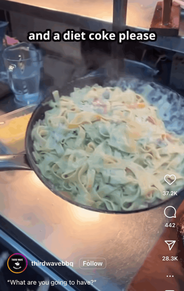 Ill have… the entire menu over two racks of ribs