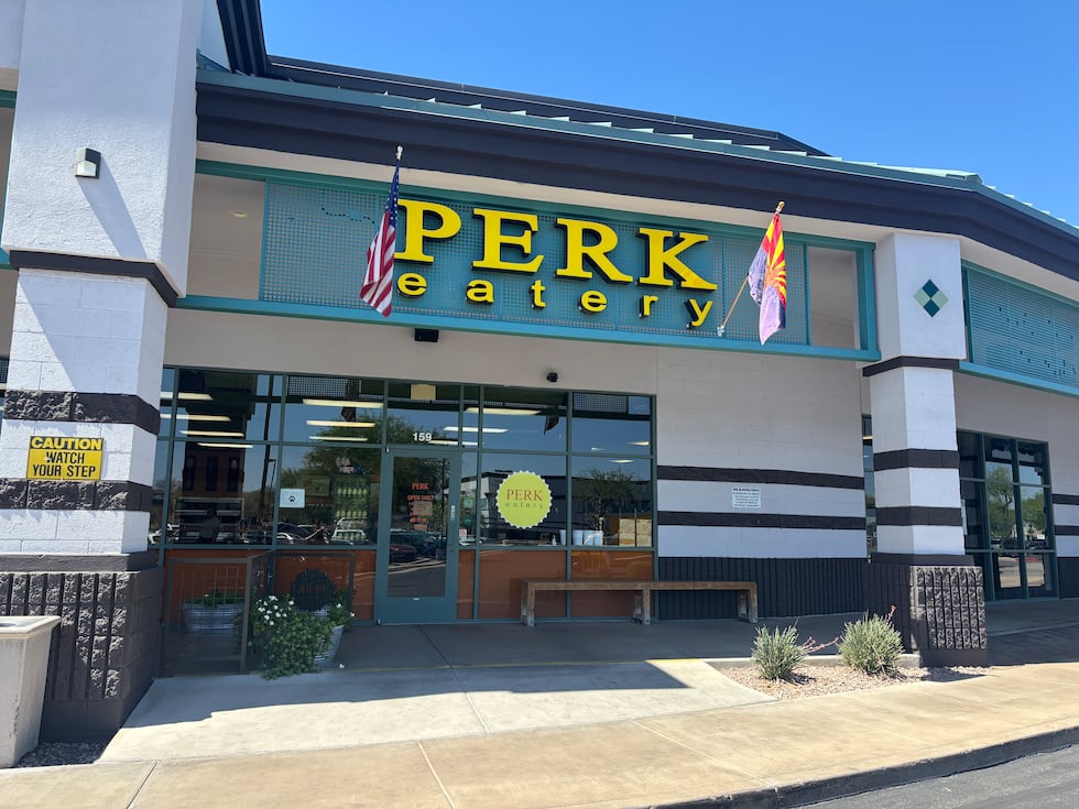 Perk Eatery is located near 64th Street and Greenway Parkway in Scottsdale
