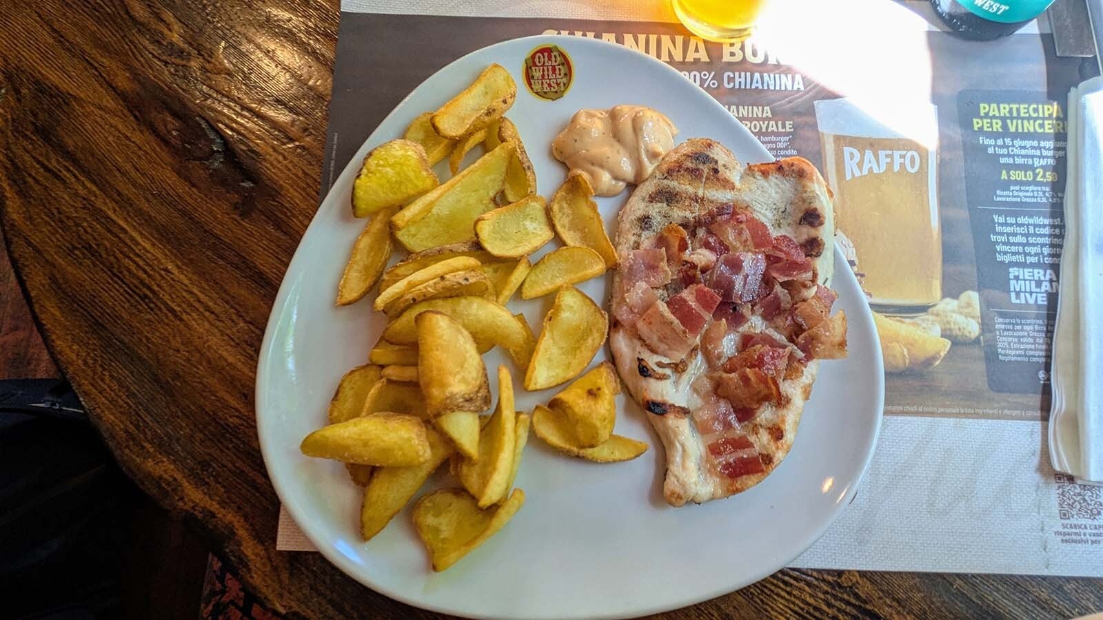 Dining at one of the 250-plus Old Wild West restaurants in Europe is a trip to a rather jumbled interpretation of the cuisine of the frontier days, including the bizarre option of "Cheyenne Chicken."