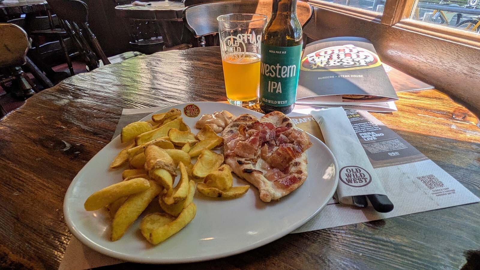 Dining at one of the 250-plus Old Wild West restaurants in Europe is a trip to a rather jumbled interpretation of the cuisine of the frontier days, including the bizarre option of "Cheyenne Chicken."