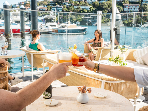 Ormeggio cocktails on the terrazza