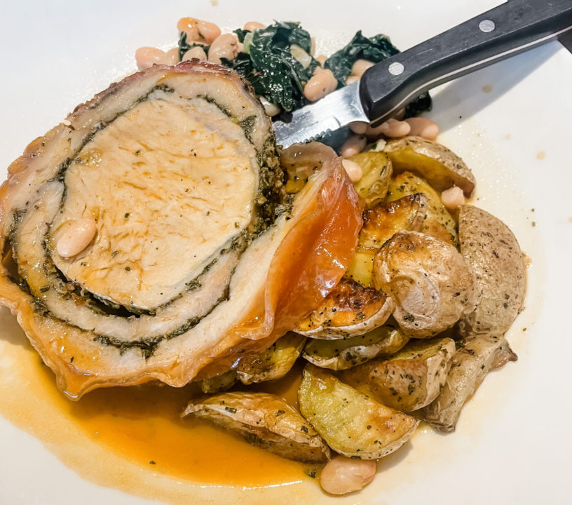 Parisi's rolled porchetta. Photo by Riane Menardi Morrison