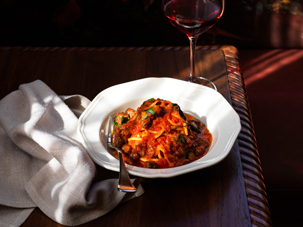 Spaghetti alla chitarra con pallotine at Postino Osteria