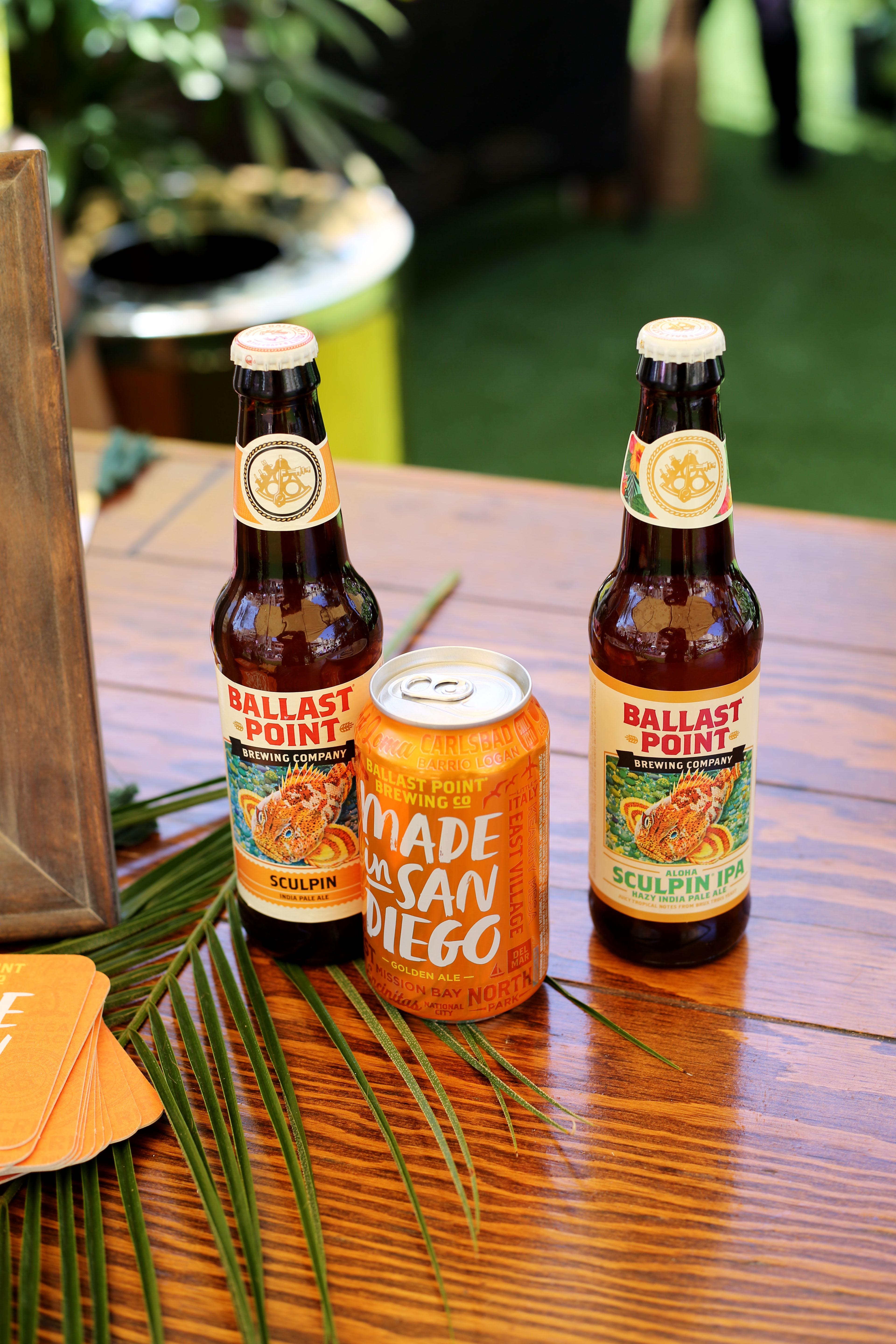 Several of Ballast Point's beer offerings at the fair. During the fair, enjoy the San Diego International Beer Festival from June 15 to 17.
