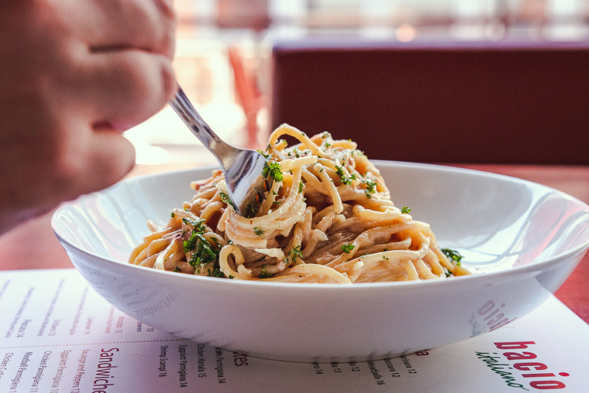Bacio Italiano brings “Neapolitan-New York” cuisine to Main Gate Square Spaghetti Carbonara at Bacio Italiano