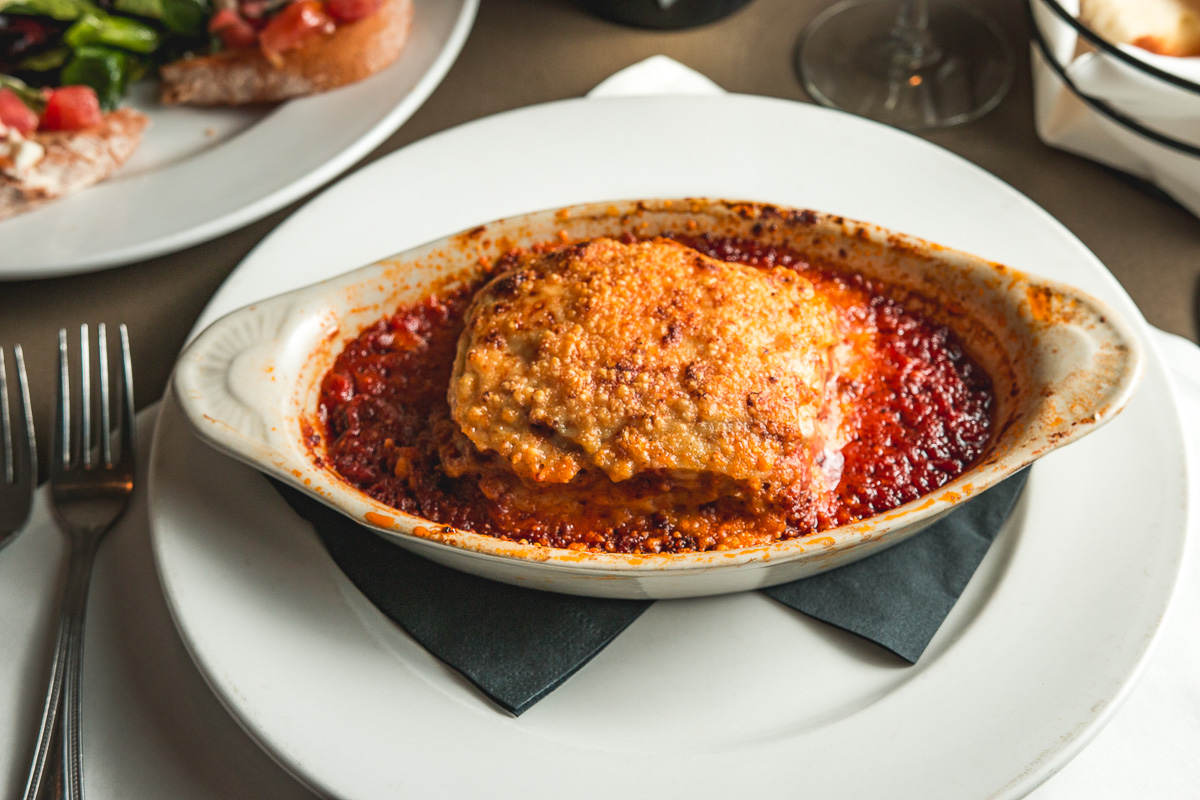 Lasagna alla Bolognese at Caffe Torino in the Foothills (Credit: Jackie Tran)