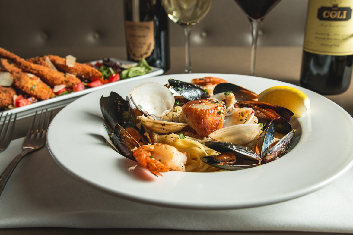Linguine allo Scoglio at Caffe Torino in the Foothills (Credit: Jackie Tran)