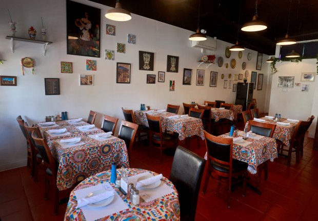 Chef David Vito Quaderno opened Savia Restaurant in Boca Raton at Mizner Plaza to bring authentic Sicilian cuisine to South Florida. His family has been in the restaurant provisions supply business in Sicily since the late 1800s. (Mike Stocker/South Florida Sun Sentinel)