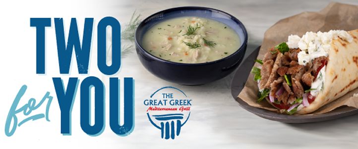 The Great Greek Mediterranean Grill Introduces Two Value Offers to Its Robust Menu of Classic Mediterranean Cuisine