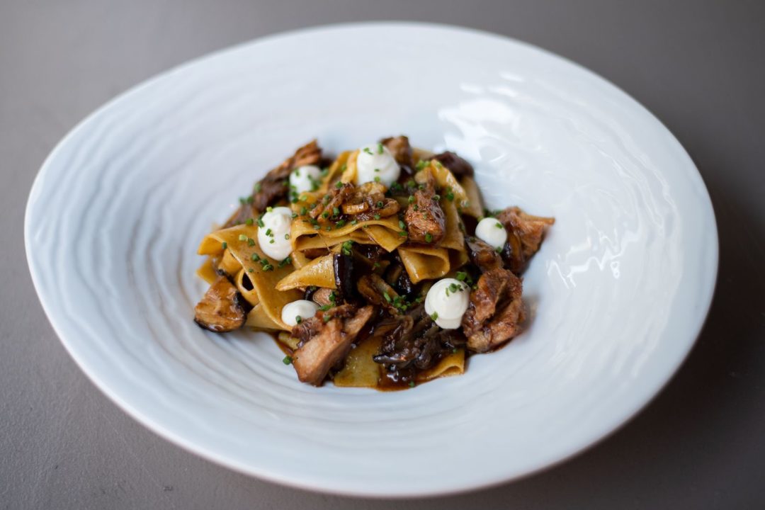 Panzano's veal papardelle. Photo by Matt Delgado