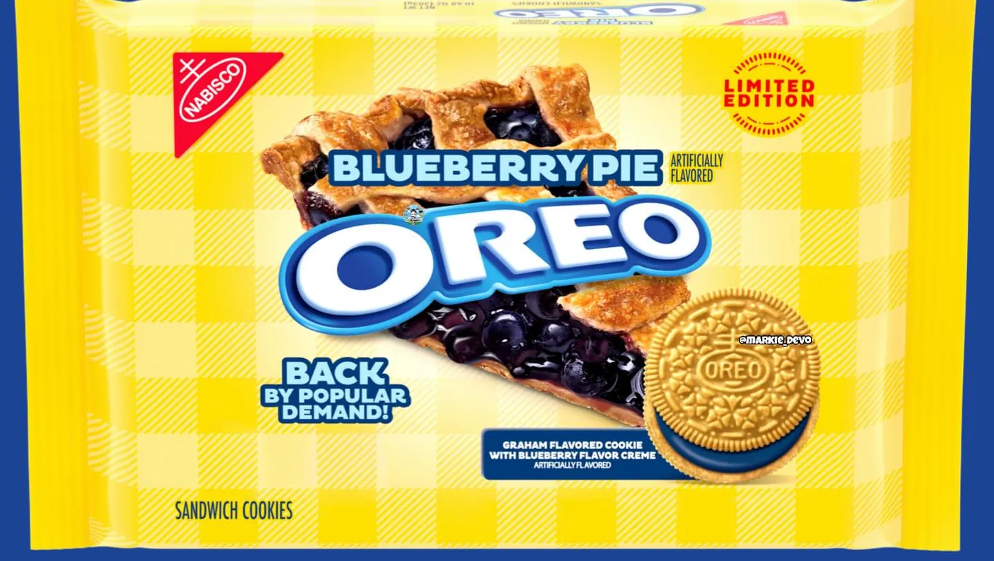 blueberry pie oreo