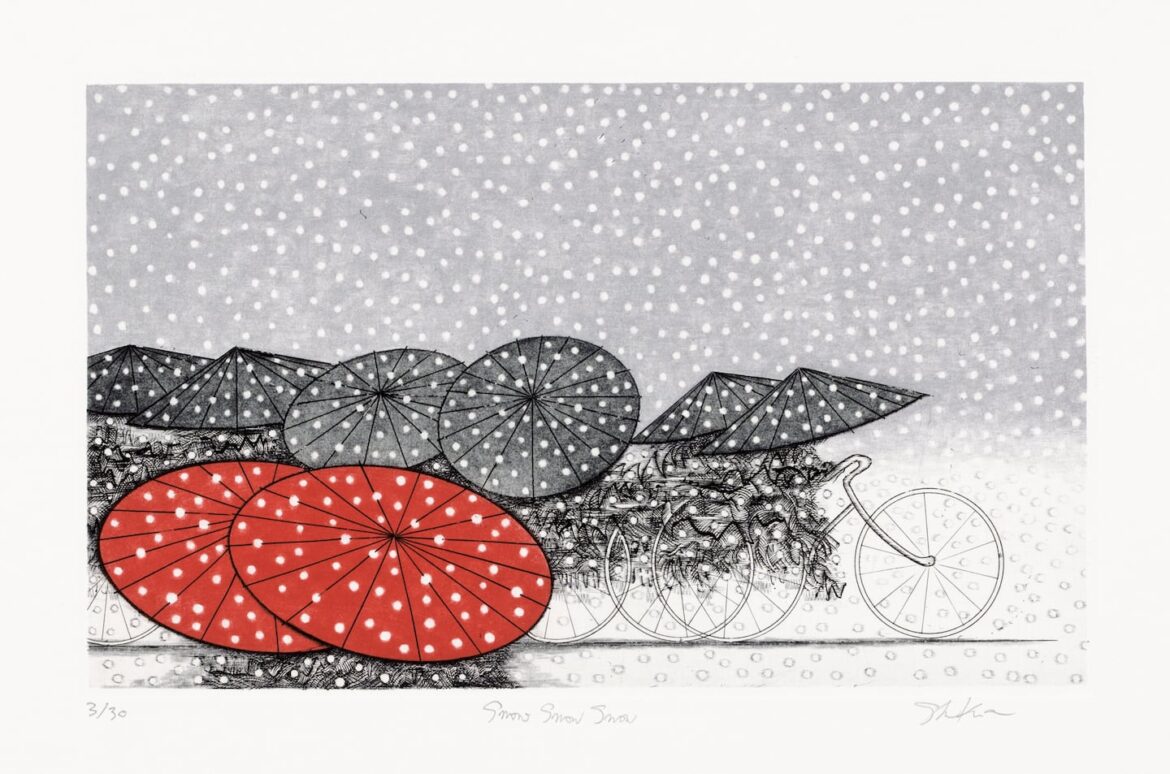 The "Contemporary Japanese Print Show" showcases original work by 137 acclaimed Japanese printmakers at Highfield Hall & Gardens in Falmouth.