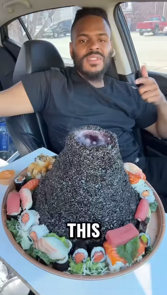 sushi volcano.. sure