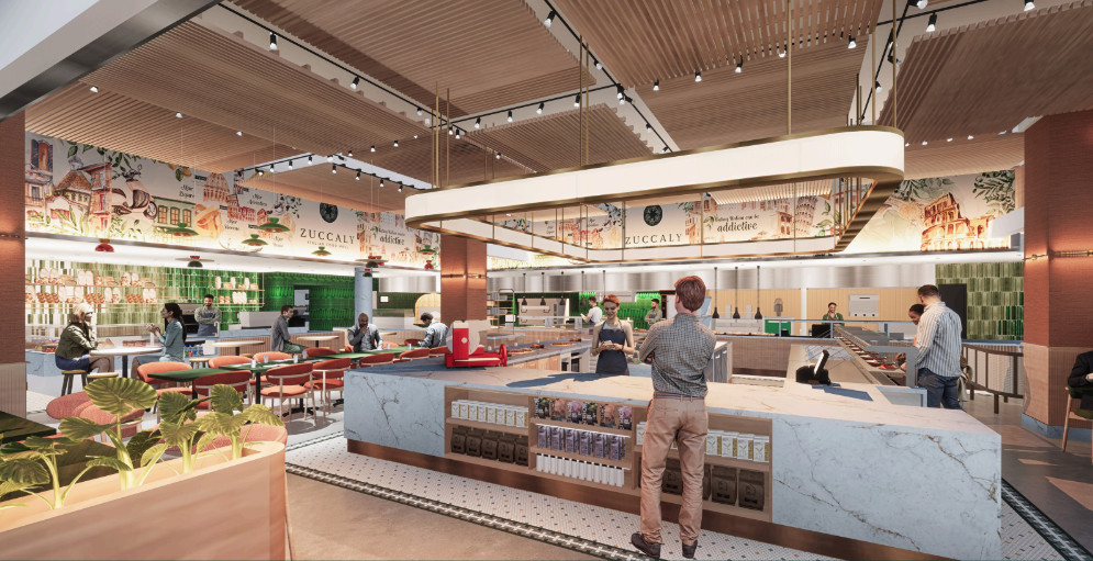 dining hall rendering.