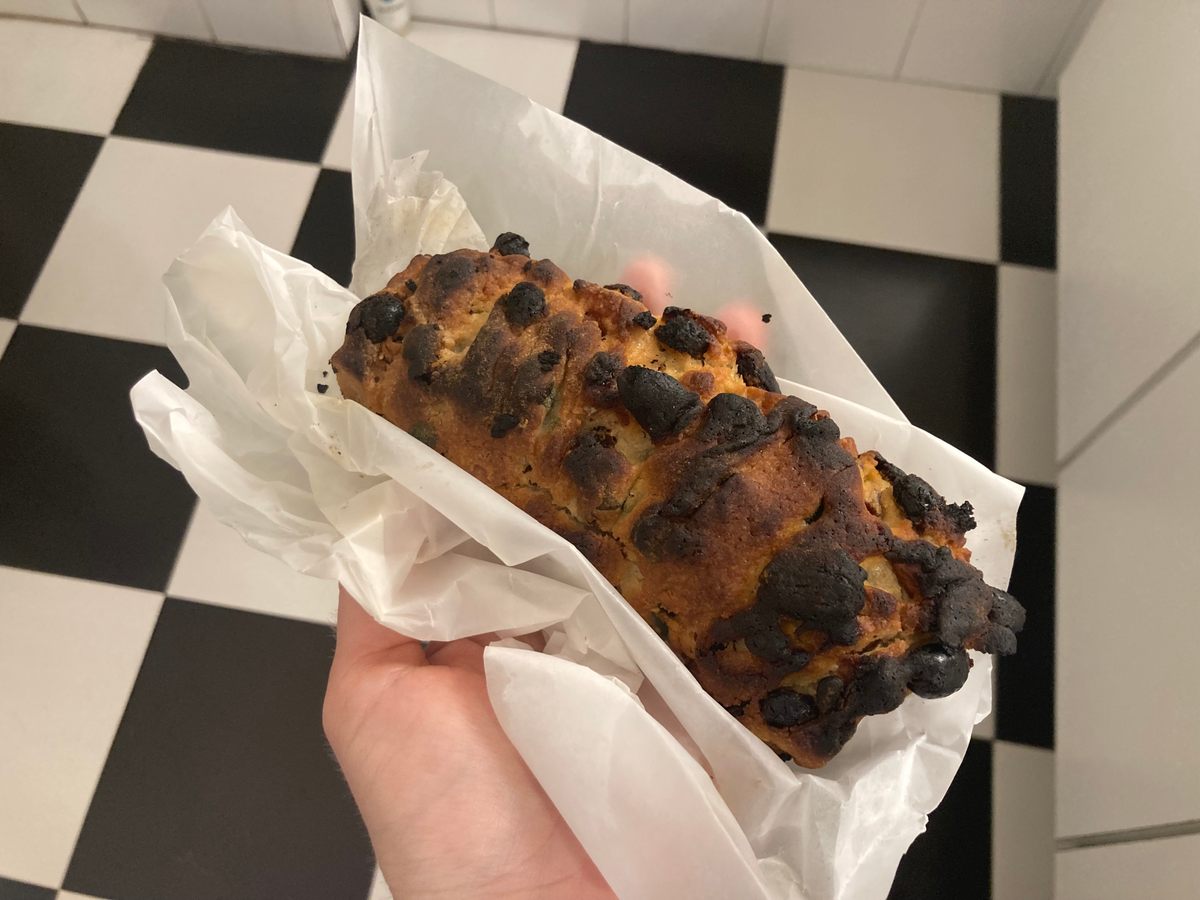 Pizza di Beridde is always slightly burnt.