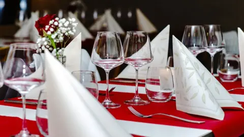 Getty Images French restaurant table, file pic