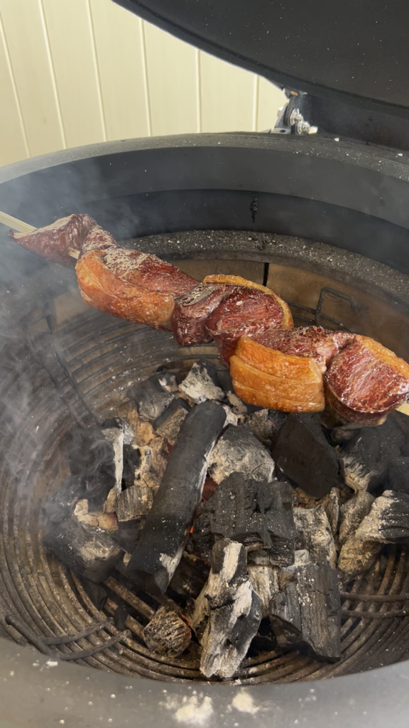 First time picanha on my Kamado Joe Joetisserie!