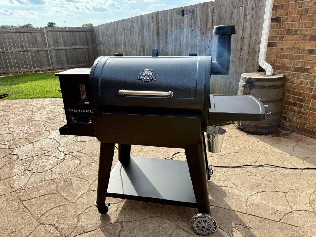 First smoke on the new Boss! 4.5lb chuck roast