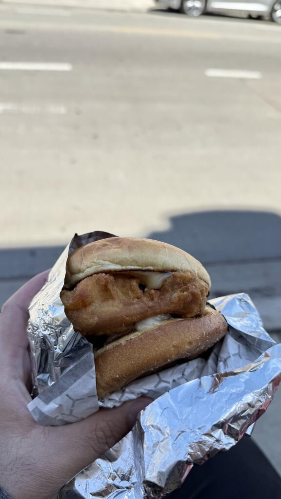 Tried the Salt and Pepper Fried Chicken Sandwich at 3 Little Pigs .. It’s incredible ..