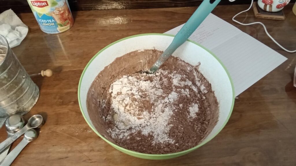 I made homemade brownies!