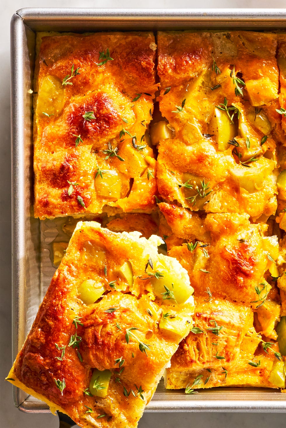 apple cheddar crescent casserole