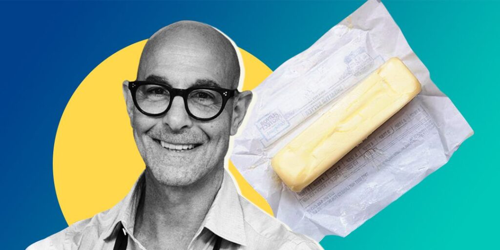 Stanley Tucci Loves This Butter Brand So Much He Keeps ‘Vats’ of It Stanley Tucci Loves This Butter Brand So Much He Keeps ‘Vats’ of It