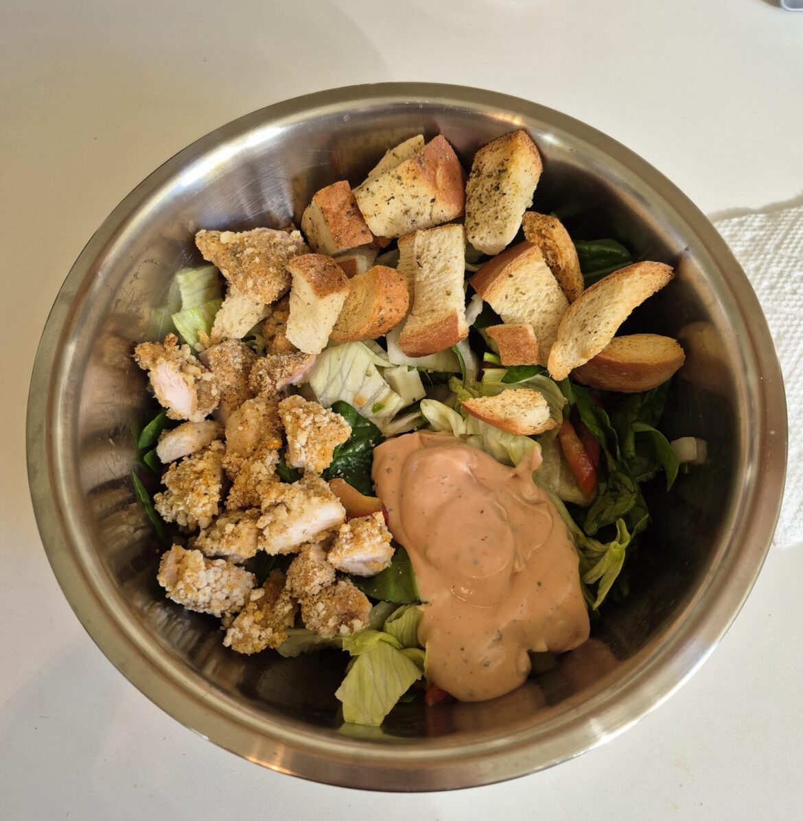 chicken sandwich salad