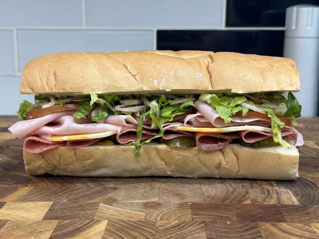 if i eat half now and take the other half to work does that count as meal prepping? (midnight sandwich club)