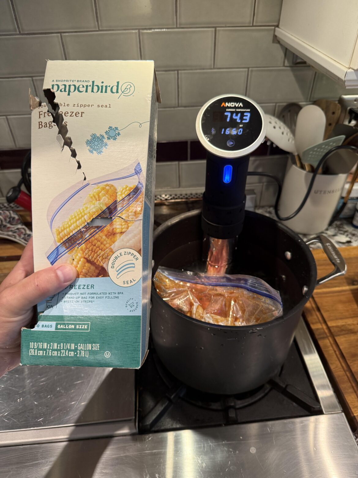 First timer question about using freezer bags