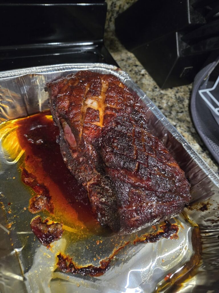 First smokes on the SearWood 600. Boston Butt and St. Louis Ribs.