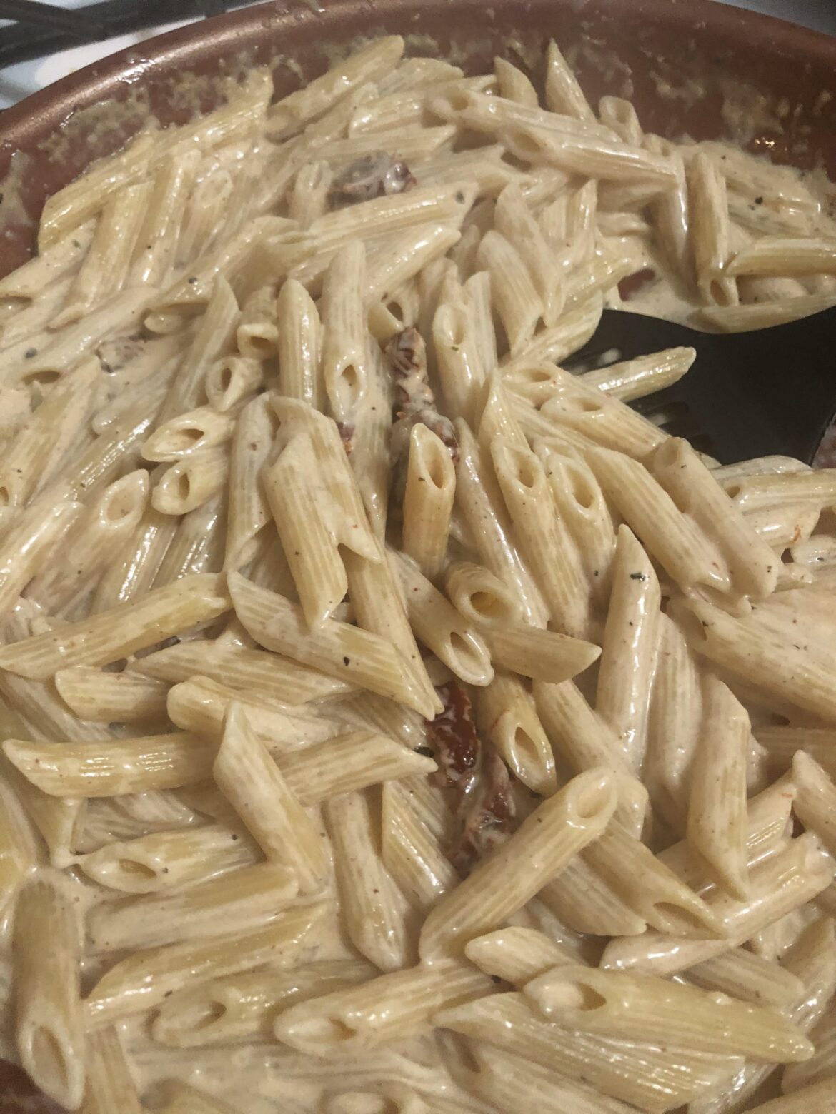 Sun Dried Tomato Alfredo w/ Penne