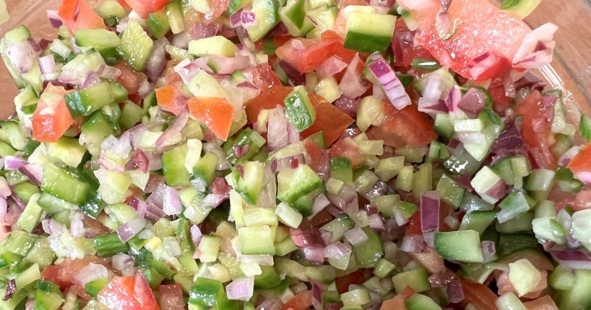 Baked by Melissa's Simple Mediterranean Chopped Salad Salad Recipe