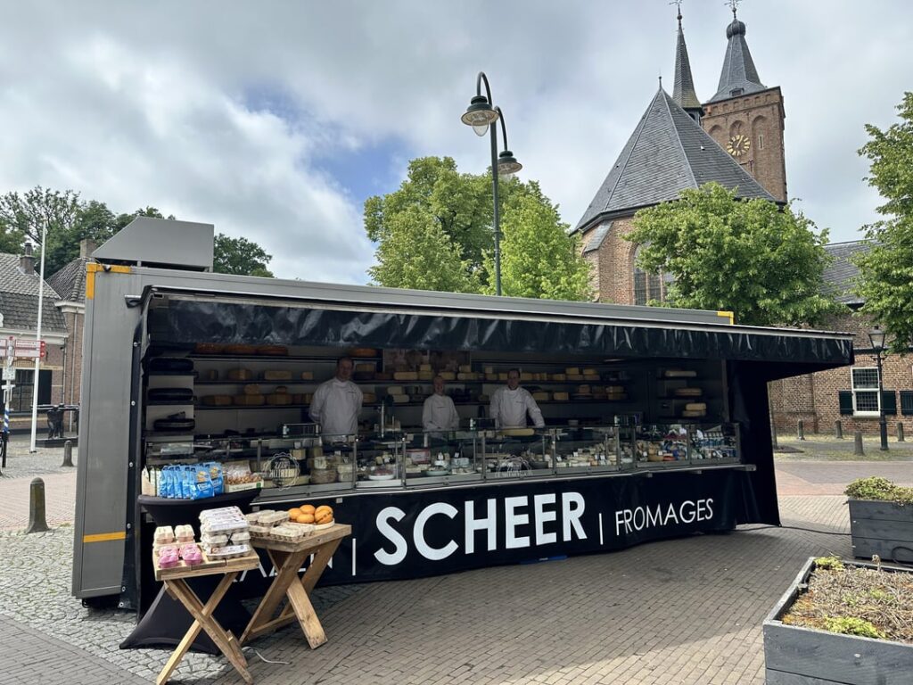 The cheese stall, every friday  in my village