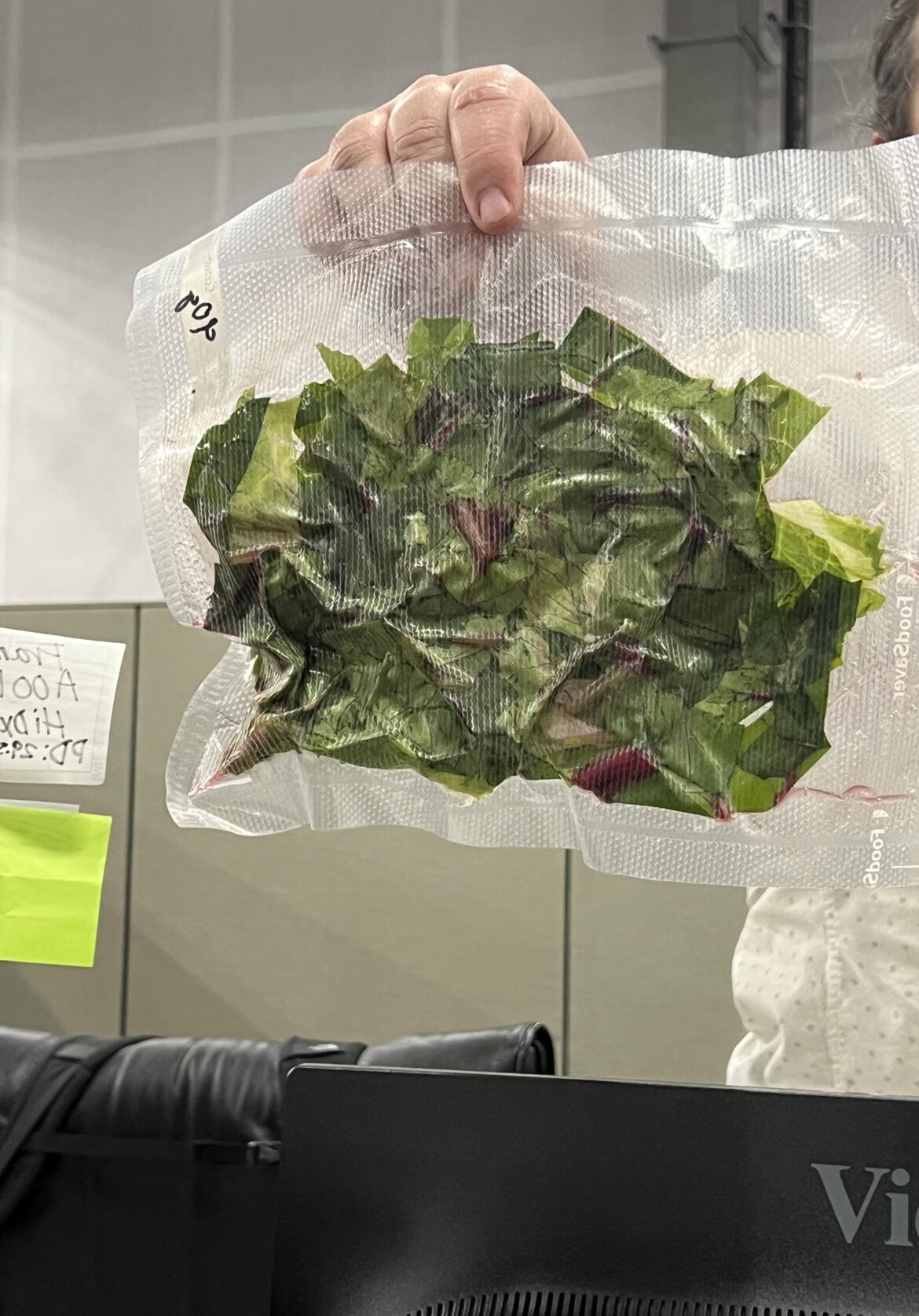 My coworker meal prepped his salad