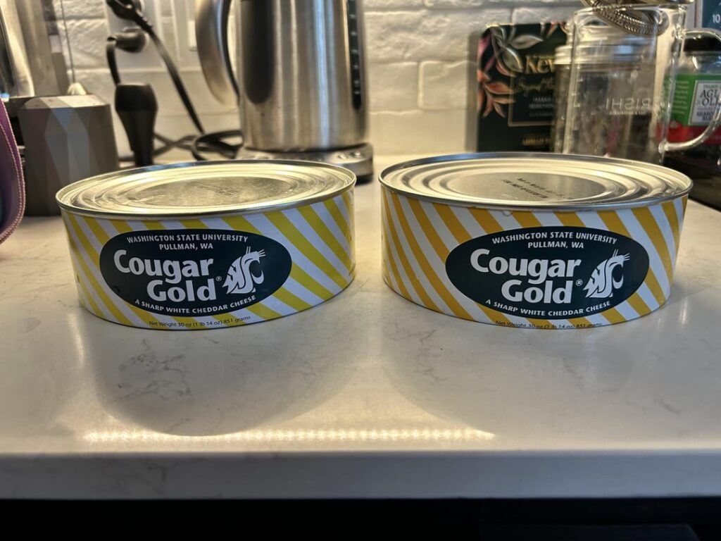 Stumbled across this Cougar Gold while cleaning out an old fridge. It’s 16 years old. Think it’s still good to eat?