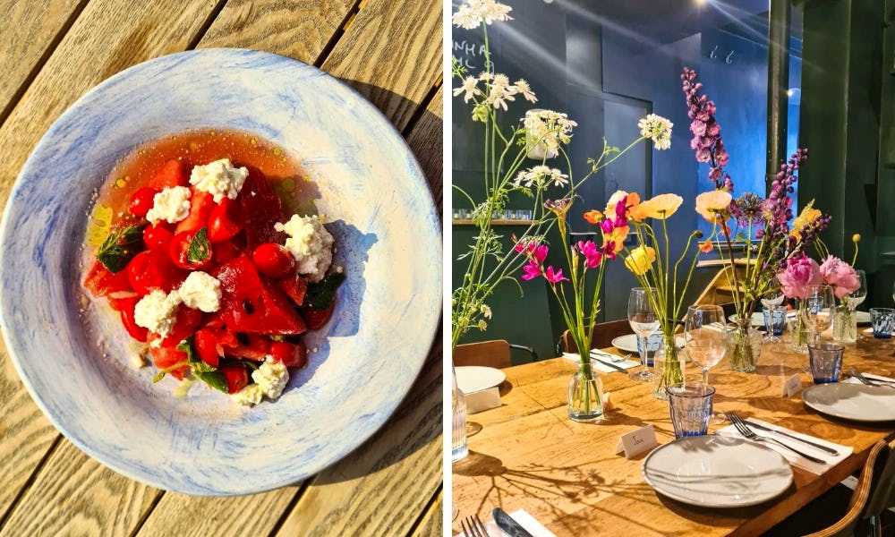 outdoor dining at artusi