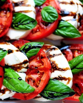 best pioneer woman salad recipes caprese salad caprese salad with basil and balsamic