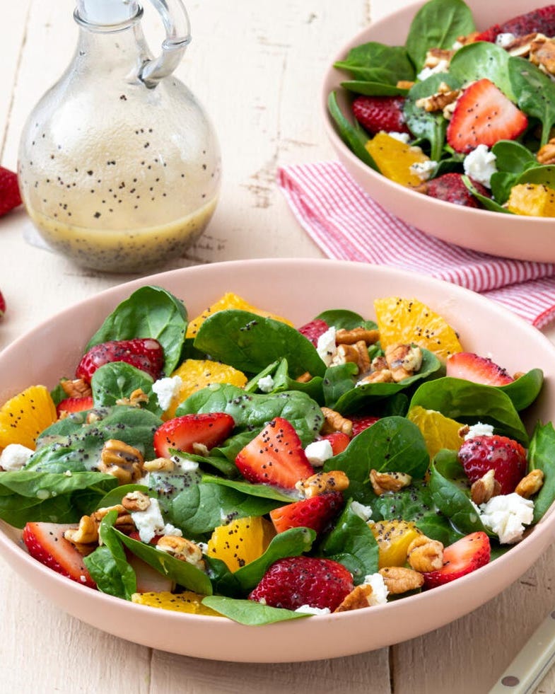 best pioneer woman salad recipes strawberry spinach salad strawberry spinach salad