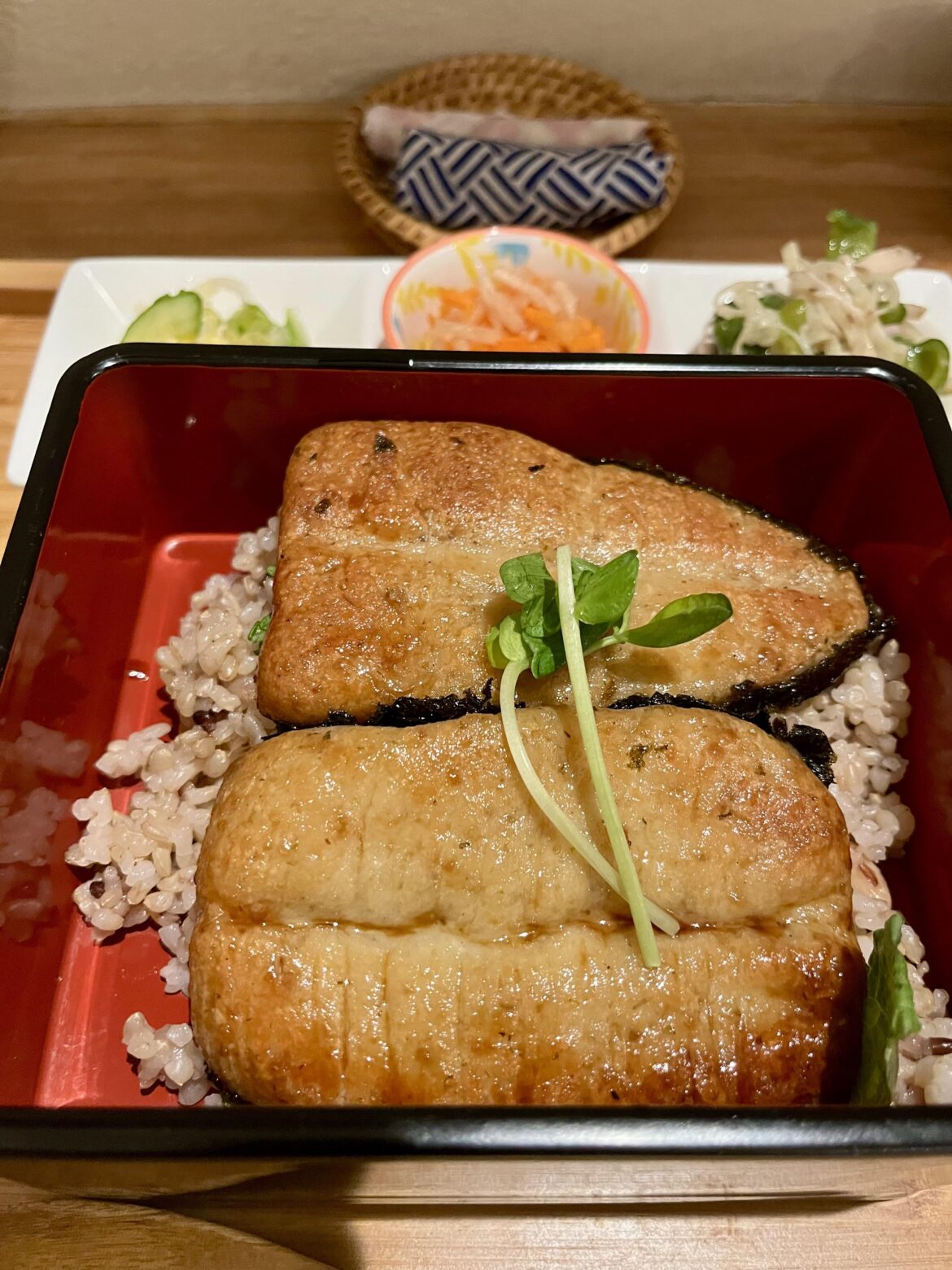 Vegan unagi I had in Kyoto