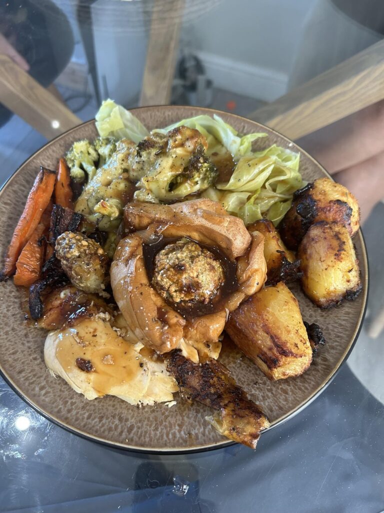To busy for a roast yesterday so done a jerk chicken Monday roast