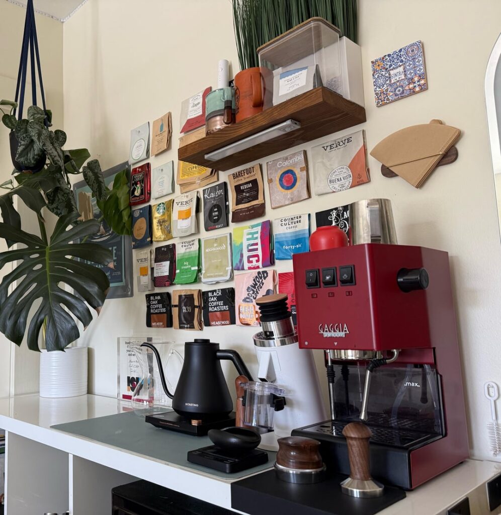 Just finished my pour over and espresso setup!