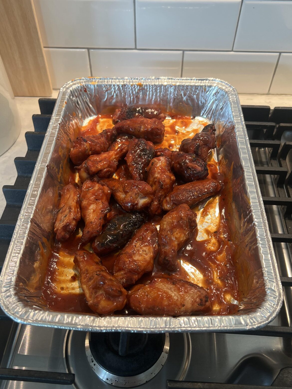 Smoked Wings- 350 degrees, indirect, 45 min, 1-2 direct. Delicious.