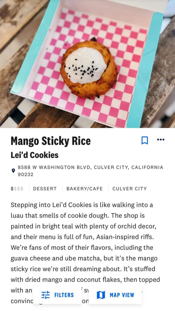 Has anyone tried the Mango Sticky Rice cookie from Lei’d Cookies?