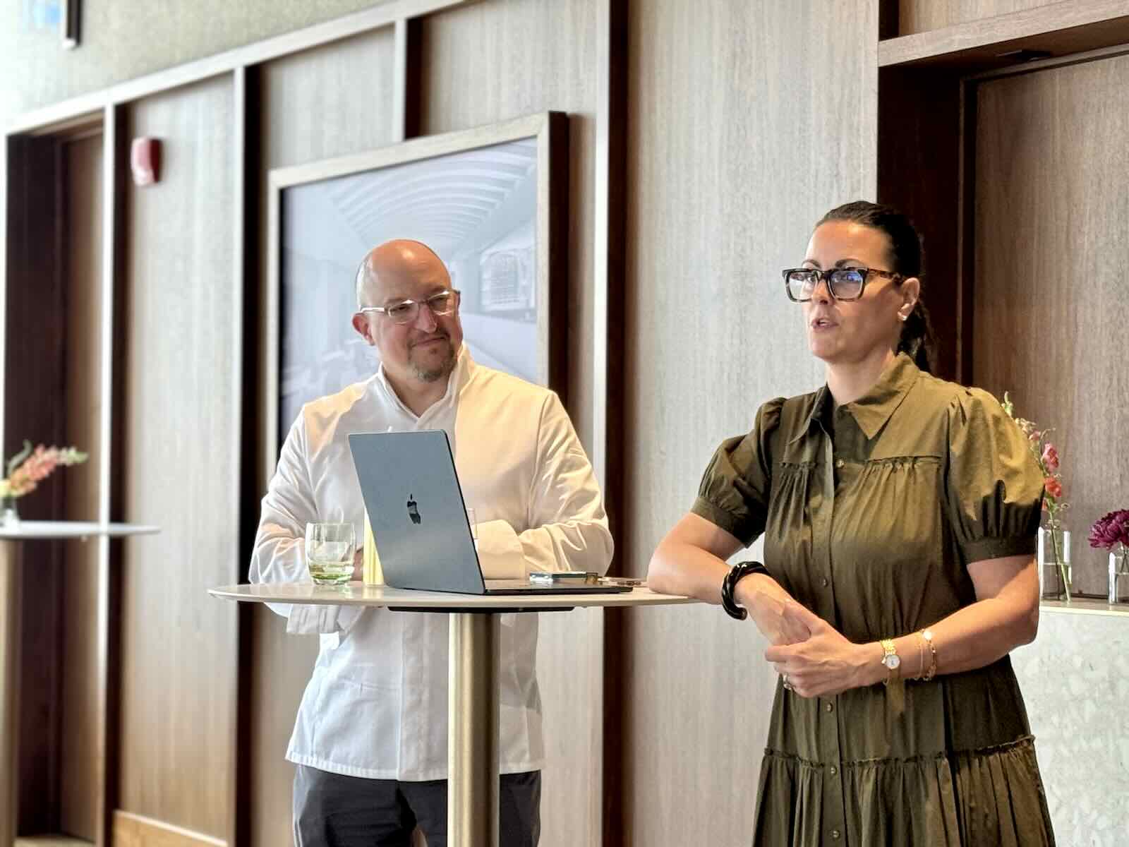 Chef Adam Siegel and Daria Aitken-Siegel talk about the Il Ponte concept.