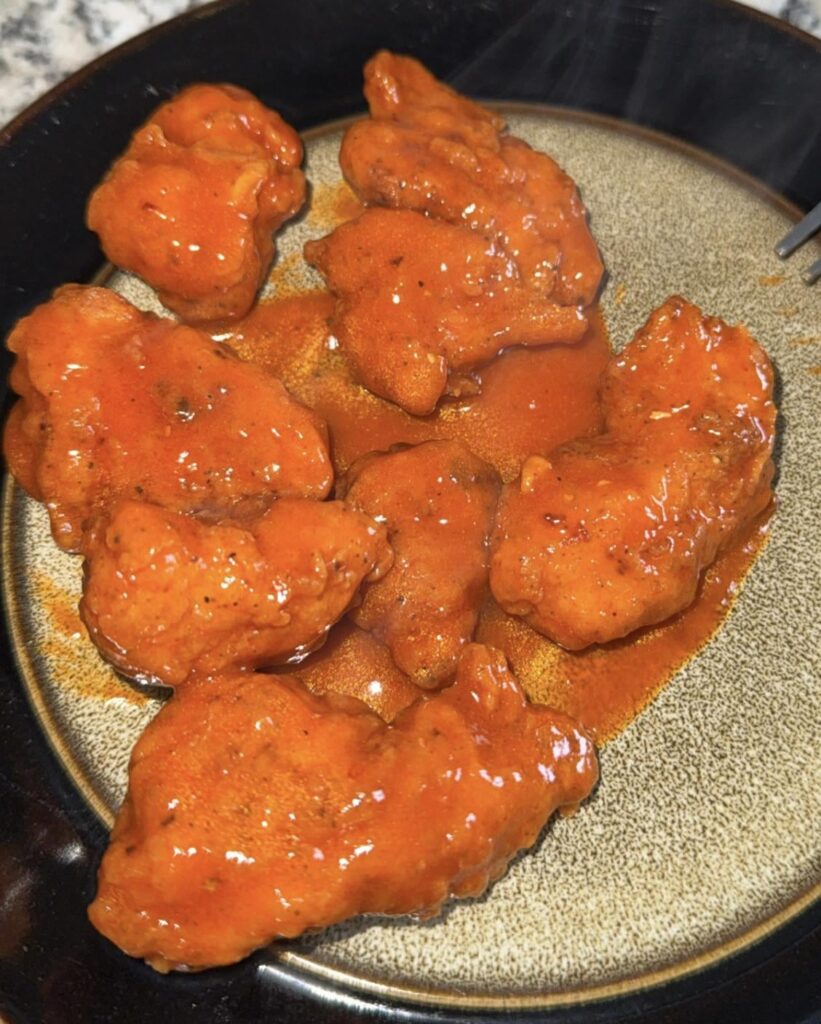Are homemade boneless allowed? With duck fat buffalo sauce.