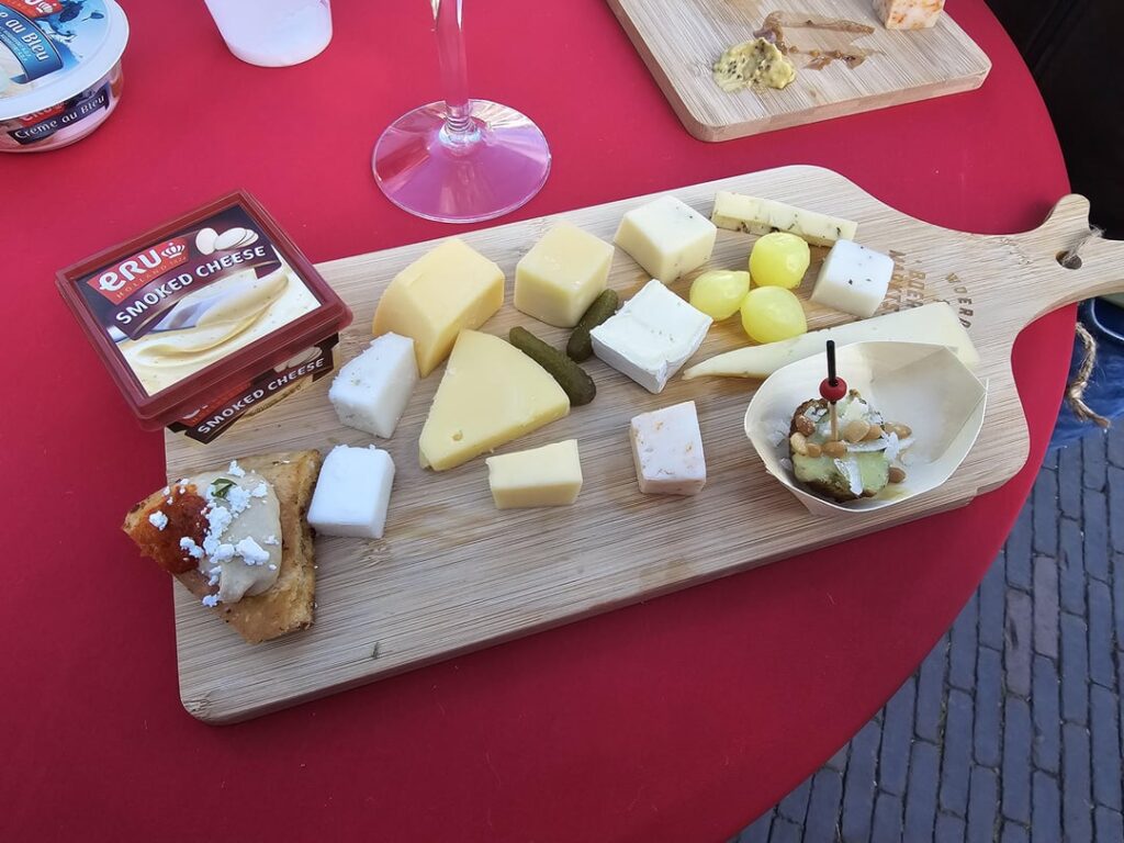 It was cheese evening in our little town in the Netherlands
