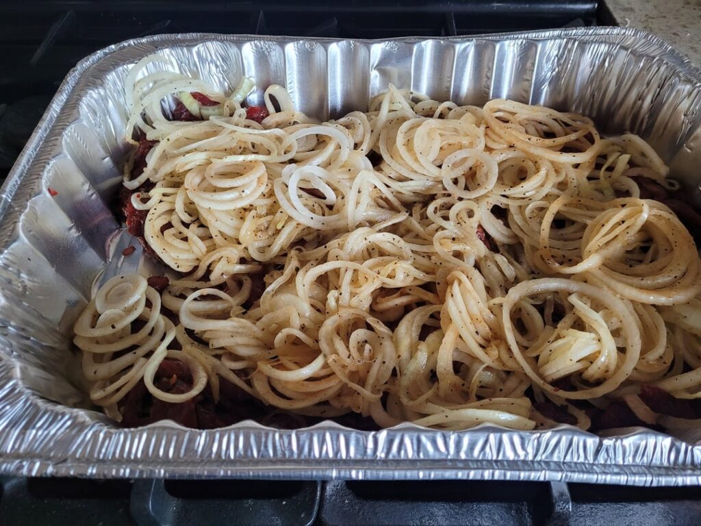 Carne Asada had to be cooked in the oven...