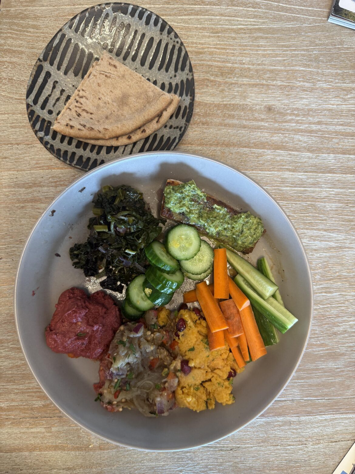 Mezze plate (recipes from Arabiyya cookboom) 🌈 🥗